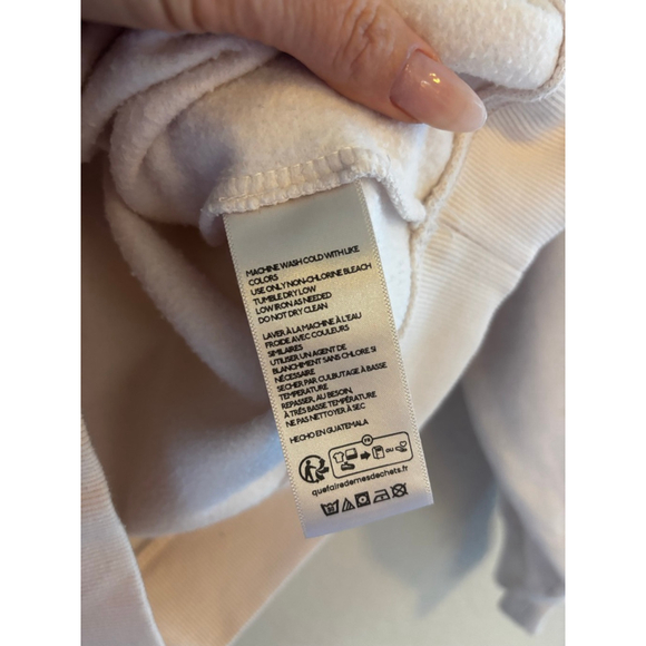 Women's Anthropologie Scorpio Beige Red Graphic Sweatshirt XXS - Picture 4 of 5